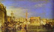 J.M.W. Turner Bridge of Signs, Ducal Palace and Custom- House, Venice Canaletti Painting